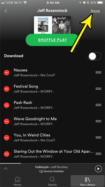 Spotify Iphone App Remove Song From Playlist